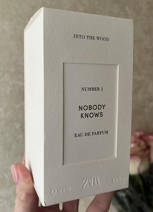 Нова парфумована вода zara nobody knows
