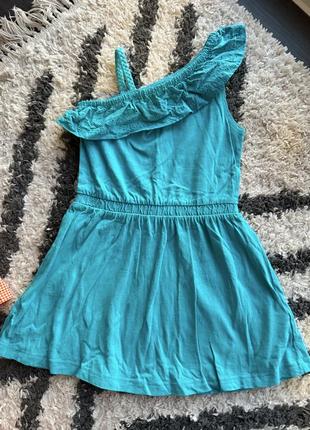 Palomino платье сарафан лето на одно плечо хлопок 98-104 3-4 года