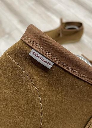 Мужские замшевые ботинки clarks originals x carhartt wip 41 г.6 фото