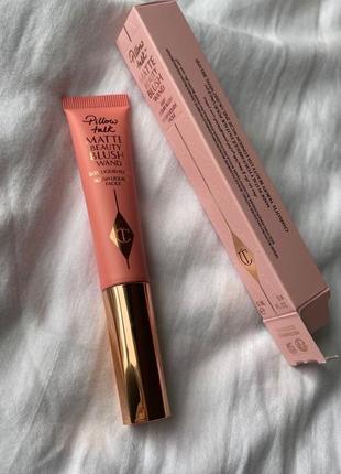 Charlotte tilbury pillow talk matte beauty blush wand румʼяна рідкі