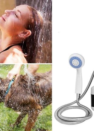 Душ портативний portable outdoor shower з акумулятором5 фото