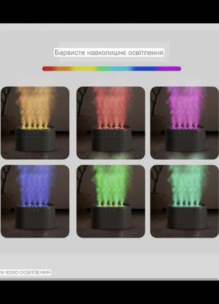 Аромадіфузор музикальний зволожувач повітря з 7 форсунками 12 фото