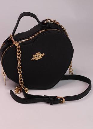 Coach heart black