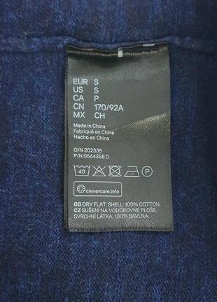 H&amp;m - s - свитер мужской синий джемпер мужской5 фото