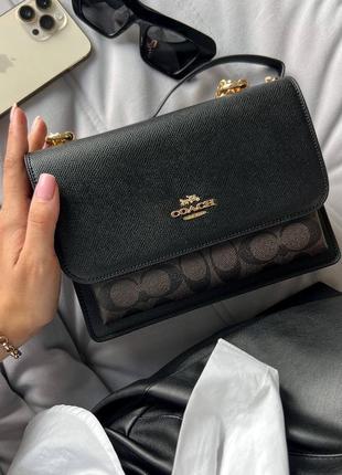 Сумка coach premium black