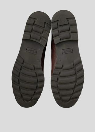 Демисезонные кожаные сапоги ботинки bally италия кожа10 фото