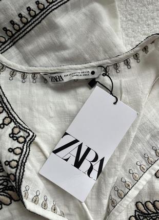 Платье платье вышиванка zara10 фото