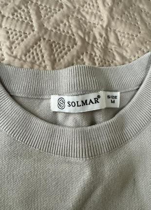 Теплый спортивный костюм серого цвета украинского бренда solmar5 фото