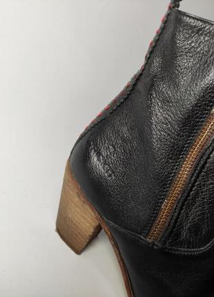 Сапоги женские кожаные ботинки на каблуке от бренда crickit hamburg 375 фото