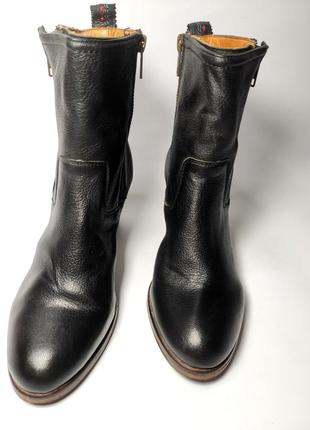 Сапоги женские кожаные ботинки на каблуке от бренда crickit hamburg 372 фото
