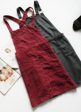 Красивый сарафан вельветовый л 12