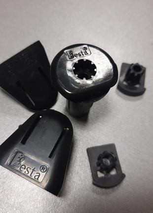 Механізм besta mini чорний для тканевих ролет 17 мм, беста міні для рулонних штор