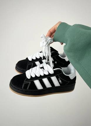 Женские кроссовки адидас adidas campus x korn black premium2 фото