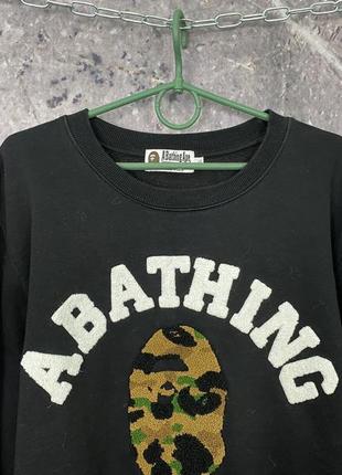 Мужской крутой свитшот bape a bathing ape размер xl2 фото