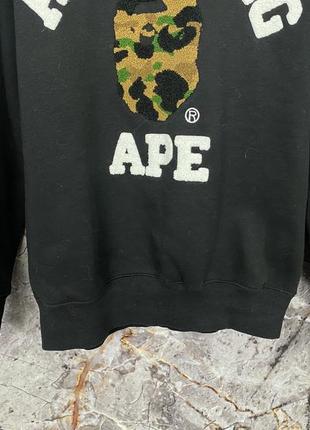 Мужской крутой свитшот bape a bathing ape размер xl3 фото