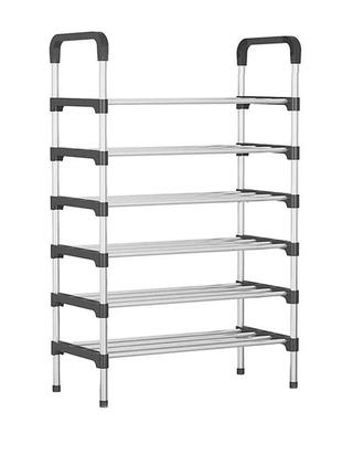 Полка для обуви 6 секций new shoe rack 56 х 28 х 113 см5 фото