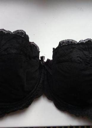 Бюстгальтер балконет, бренд bon. цвет черный. раз.85с