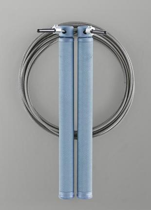 Скоростная скакалка domyos ( диаметр: 2 мм длина шнура: 3,35 м ) сумка для хранения синий