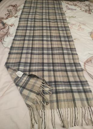 Большой шерстяной шарф weekend max mara.нюанс! под реставрацию