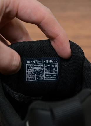 Tommy hilfiger jeans runner translucent кроссовки оригинал9 фото
