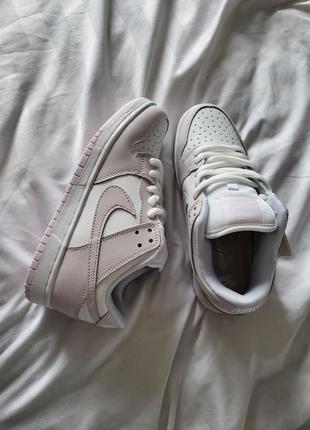 Кроссовки nike sb dunk low pink розовые женские