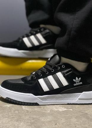 Кросівки adidas forum black&white кросовки