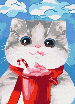 Картина за номерами смаколик для котика