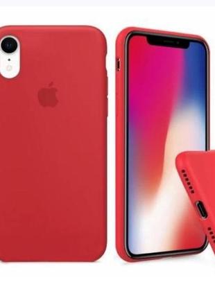 Чехол силиконовый silicone case для apple iphone xr