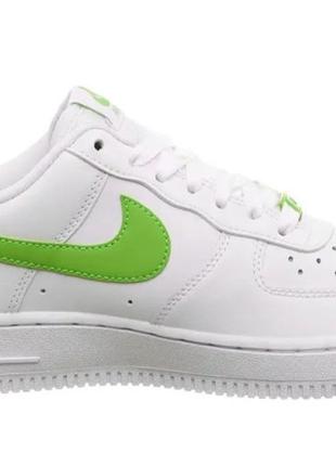 Кросівки жіночі nike air force 1 low white оригінал4 фото