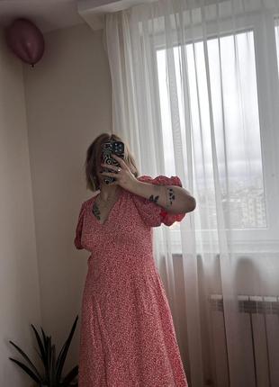 Довга сукня, квіткова6 фото