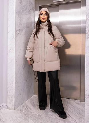 Тепла зимова стьобана куртка