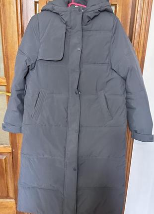 Куртка длинная графит