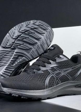 Мужские кроссовки asics gel-excite 10 сеточка черные4 фото