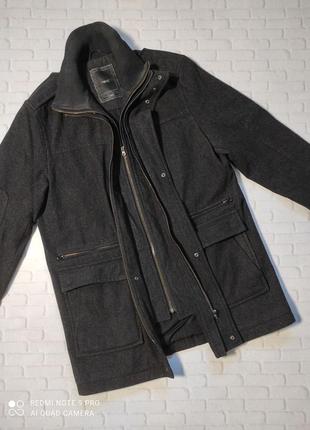 Пальто на молнии шерсть1 фото