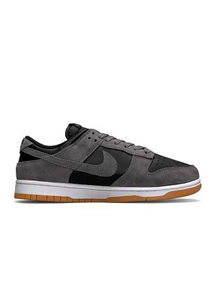 Демісезон nike sb dunk low сірі з чорним