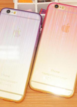 Силіконовий рожевий чохол блискучий для iphone 5/5s2 фото