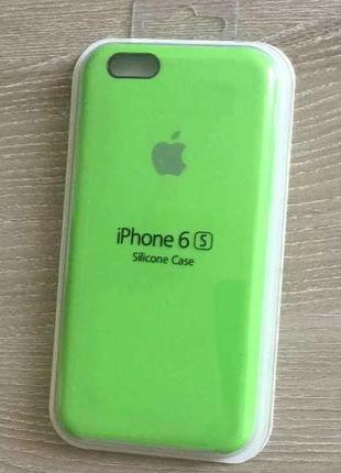 Цветной чехол-накладка silicone case soft touch для iphone 6/6s