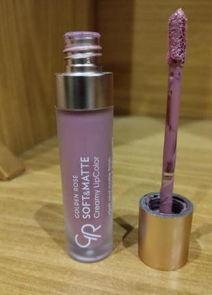 Golden rose soft&matte creamy lipcolor