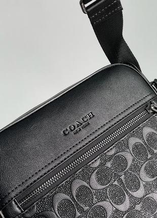 Сумка мессенджер в стилі coach + брендова упаковка9 фото