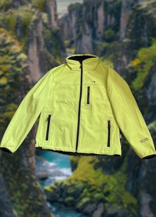 Спортивна куртка cc sportswear softshell equipment waterproof breathable оригінальна салатова