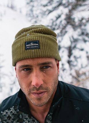 Шапка columbia lost lager ii beanie - stone green2 фото