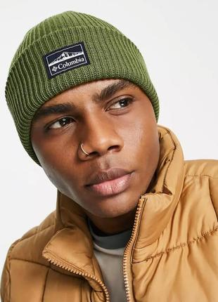 Шапка columbia lost lager ii beanie - stone green3 фото