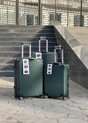 Качественный чемодан из абс пластика, удобная кладь,двойные колеса,чемодан,дорожняя сумка