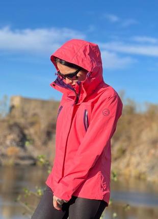 Куртка stormberg від вітру вітровка мембрана рожева гірська штормівка міді спортивна куртка жіноча