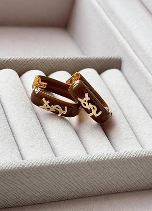 Сережки люкс