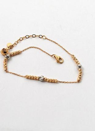Женский браслет из комбинированного золота