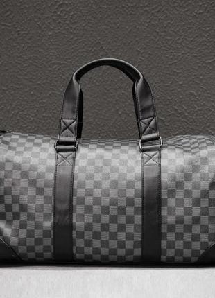 Мужская большая городская стильная сумка на плечо, дорожная  вместительная сумка для ручной клади