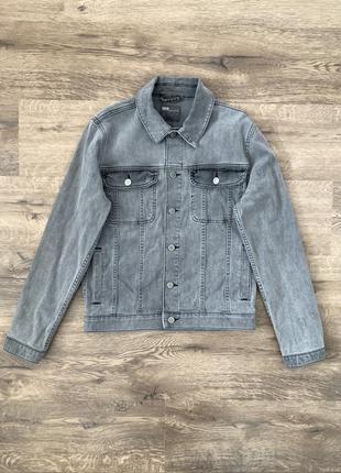 Серая джинсовка джинсовая куртка asos