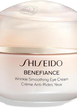 Крем для очей shiseido benefiance wrinkle smoothing eye cream4 фото