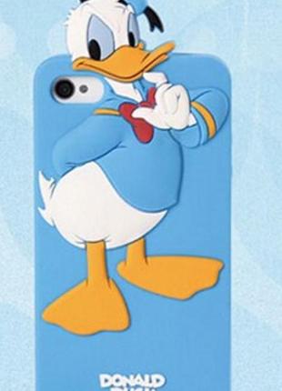 Силіконовий чохол donald duck для iphone 4/4s